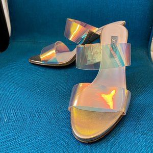 SJP iridescent mule Sarah Jessica Parker